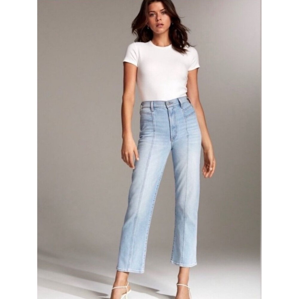 Aritzia 27 Denim Forum 70s Retro Organic Cotton Cheeky Straight Denim Jeans